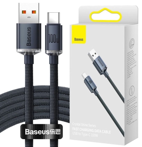Kabel USB - USB-C 2m 100W czarny BASEUS Cryst_9.jpg
