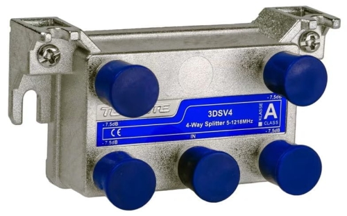 3DSV4 Rozgałęźnik 1 na 4 TELESTE 1,2 GHz przykręcany.jpg