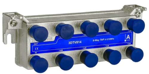 3DSV8 Rozgałęźnik 1 na 8 TELESTE 1,2 GHz przykręcany.jpg
