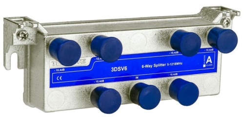 3DSV6 Rozgałęźnik 1 na 6 TELESTE 1,2 GHz przykręcany.jpg