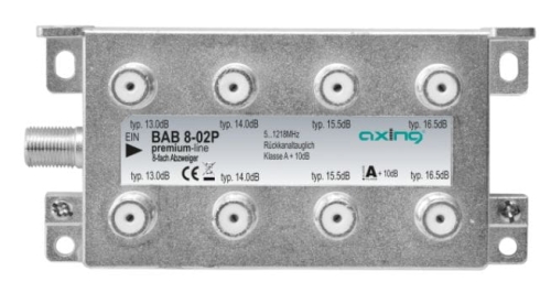 BAB 8-02 Odgałęźnik końcowy 1 na 8 5-1000 MHz AXING.jpg