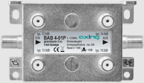 BAB 4-01 Odgałęźnik przelotowy 1 na 4 5-1000MHz AXING.jpg