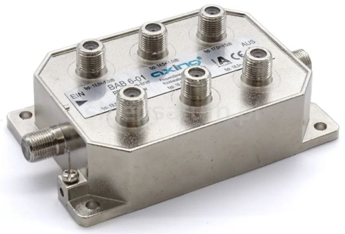 BAB 6-01 Odgałęźnik przelotowy 1 na 6 5-1000MHz AXING_0.jpg