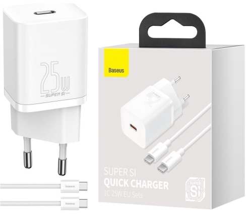 Ładowarka siec. USB-C 25W biała + kabel 1m BASEUS_2.jpg