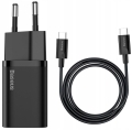 Ładowarka siec. USB-C 25W czarna + kabel 1m BASEUS.jpg
