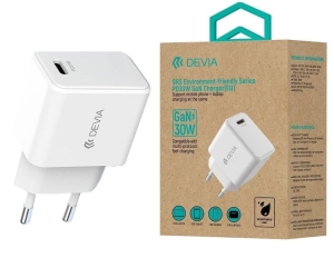 Ładowarka siec. USB-C PD 30W DEVIA GRS EA455 GaN