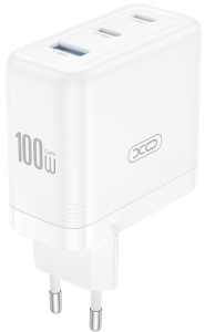 Ładowarka sieciowa USB + 2x USB-C PD 100W XO CE35