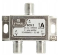 Rozgałęźnik TV SAT 2x1 5-2400 MHz SCS-2 Triax.jpg