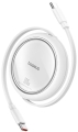 Kabel USB-C USB-C PD 100W 1m BASEUS zwijany biały_1.jpg