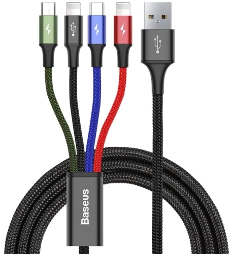 Kabel 4w1 USB 1,2m 3,5A BASEUS Fast czarny.jpg