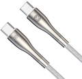 Kabel USB-C - USB-C PD 100W 1m Forever Sleek biały.jpg