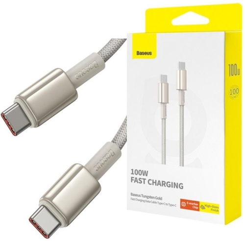 Kabel USB-C - USB-C PD 100W 1m BASEUS Gold Titanum_5.jpg
