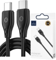 Kabel USB-C - USB-C PD 60W 1m czarny BO-X318 BWOO_3.jpg