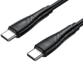 Kabel USB-C - USB-C PD 60W 1m czarny BO-X318 BWOO_0.jpg