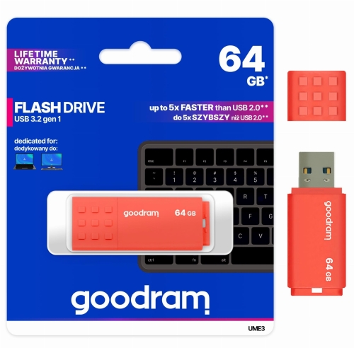 Pendrive USB 3.2 GoodRam 64GB pomarańczowy_4.jpg