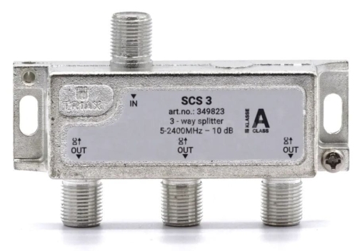 Rozgałęźnik TV SAT 3x1 5-2400 MHz SCS-3 Triax.jpg