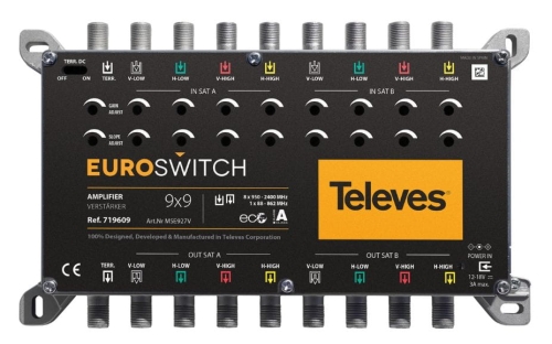719609 Wzmacn. Multiswitch 9na9 Televes Euroswitch.jpg