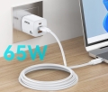Kabel USB-C do USB-C PD 65W 1m BWOO biały_6.jpg