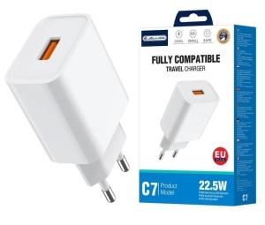 Ładowarka sieciowa USB QC 3.0 22,5W JELLICO C7