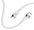 Kabel USB-C USB-C PD 60W 1m Forever Flexible biały_3.jpg
