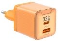 Ładowarka siec. USB-C PD 33W USB 3.0 EU55 orange.jpg