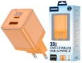 Ładowarka siec. USB-C PD 33W USB 3.0 EU55 orange_4.jpg