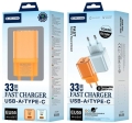 Ładowarka siec. USB-C PD 33W USB 3.0 EU55 orange_5.jpg