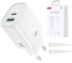 Ładowarka USB USB-C PD 20W QC XO CE29 + kabel C
