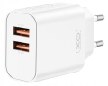 Ładowarka siec 2x USB 2.4A  XO CE34 +  Kabel Micro_0.jpg