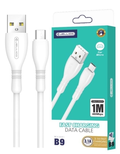 Kabel USB-A na micro USB 1m 3.1A biały B9 JELLICO_3.jpg