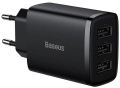 Ładowarka siec. 3x USB 17W czarna BASEUS Compact_2.jpg