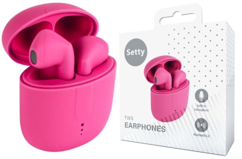 Słuchawki Bluetooth Setty STWS-16 z etui różowe_3.jpg