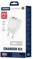 JELLICO ładowarka sieciowa EU11 PD 20W 1xUSB-C + 1xUSB QC3.0 + kabel Lightning - USB-C Biały_1.jpg