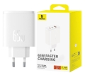Ładowarka siec BASEUS Cube 65W 2xUSB-C USB biała_5.jpg