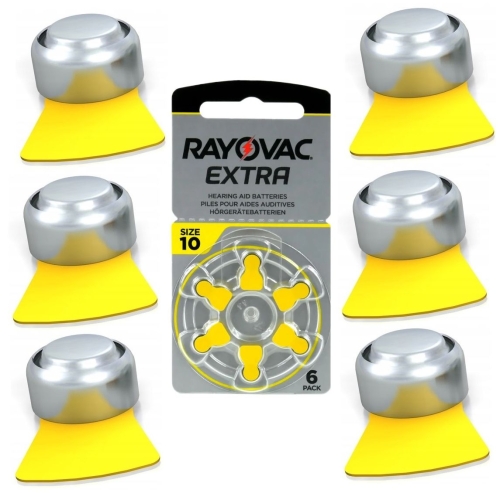 6x baterie do aparat słuch. Rayovac Extra 10 PR70_0.jpg