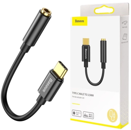 Adapter aux jack 3,5mm do USB-C BASEUS L54 czarny_8.jpg