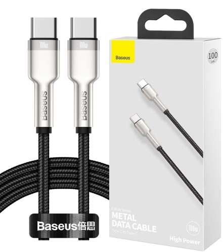 Kabel USB-C - USB-C PD 100W 1m BASEUS Caful czarny_8.jpg