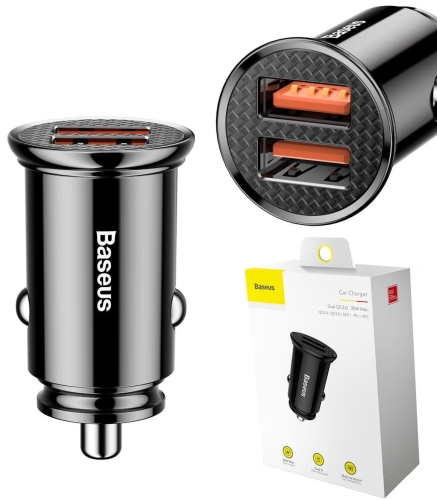 Ładowarka sam. Baseus 2x USB PD QC 3.0 60W czarna_5.jpg