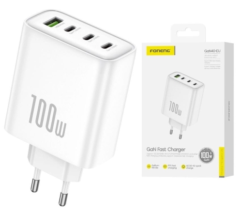 Ładowarka sieciowa USB + 3x USB-C PD 100W GaN40_2.jpg