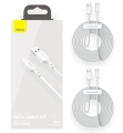 Kabel USB - USB-C 1,5m 5A biały dwupak BASEUS_5.jpg