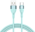 Kabel USB do USB-C zielony 1m 3A BWOO BO-X280C.jpg