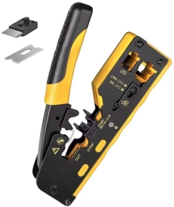 Zaciskarka przelotowa RJ45 / RJ12 / RJ11 HT-806