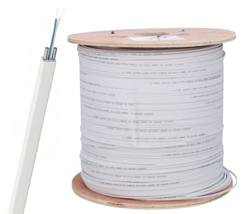 Kabel optyczny CON FTTH 2J SM LSZH biały 1000m_1.jpg