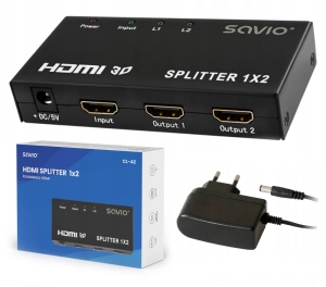 Rozgałęźnik HDMI 1-2 v1.4 1x2 cl-42