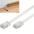 Kabel LAN Patchcord CAT 6E U UTP płaski 0,5m biały.jpg