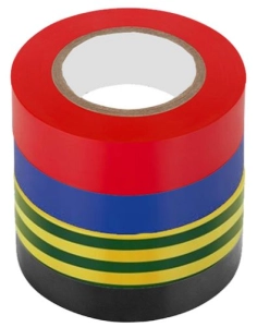 Zestaw 4szt. Taśma izolacyjna PVC 18mm 8m