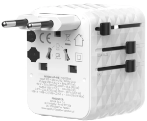 Adapter podróżny PD 20W USB-C USB SAVIO AP-08