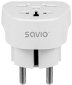 SAVIO AP-06 Adapter podróżny, gniazdo globalne – wtyk EU_2.jpg