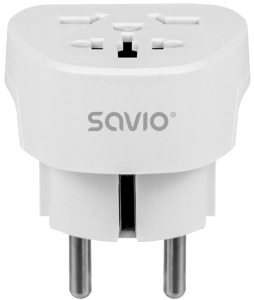 SAVIO AP-06 Adapter podróżny gniazdo globalne – EU