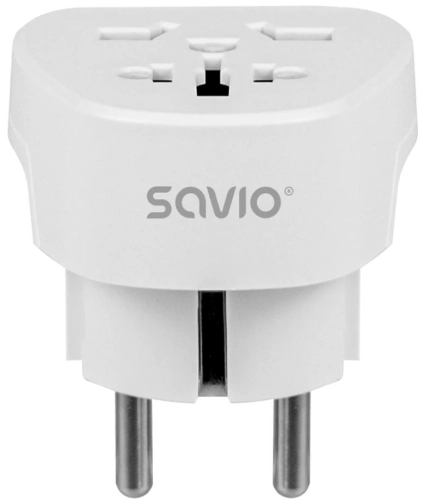 SAVIO AP-06 Adapter podróżny, gniazdo globalne – wtyk EU_2.jpg